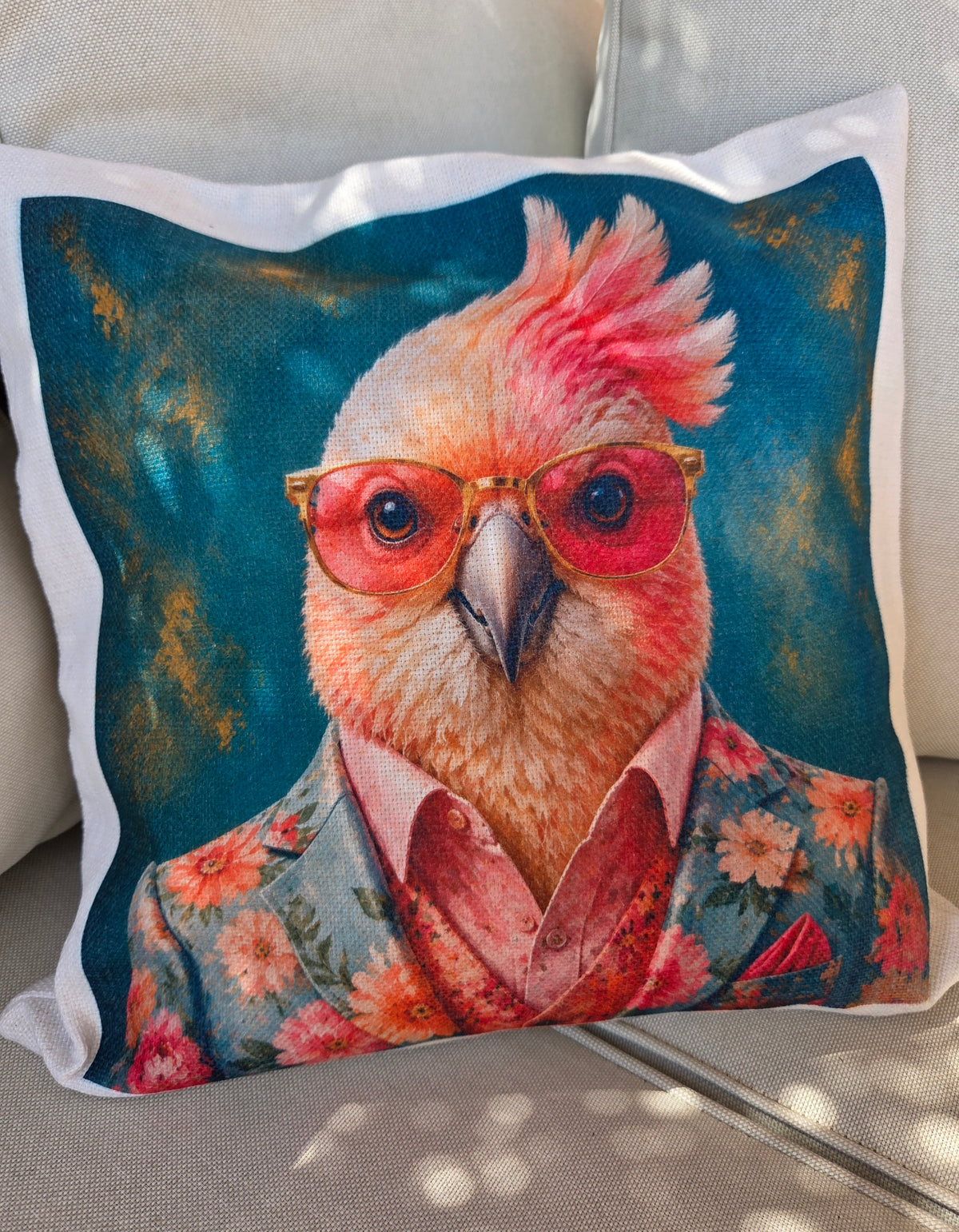 Kussenhoes gepersonaliseerd 40x40cm