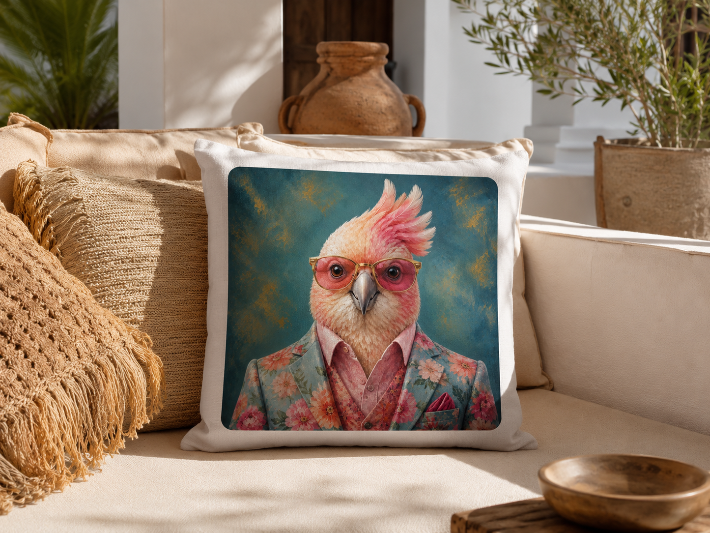 Kussenhoes gepersonaliseerd 40x40cm