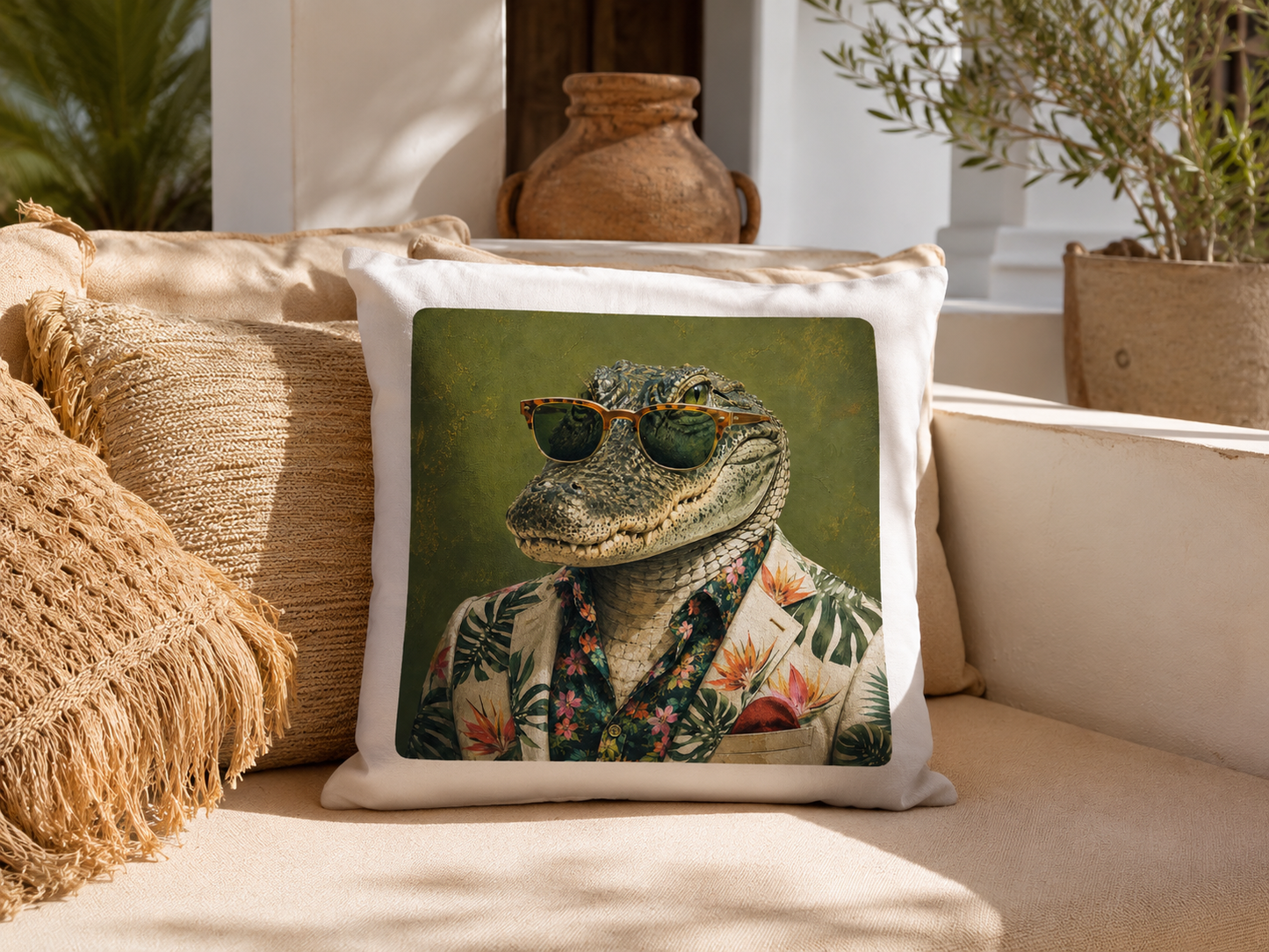 Kussenhoes gepersonaliseerd 40x40cm